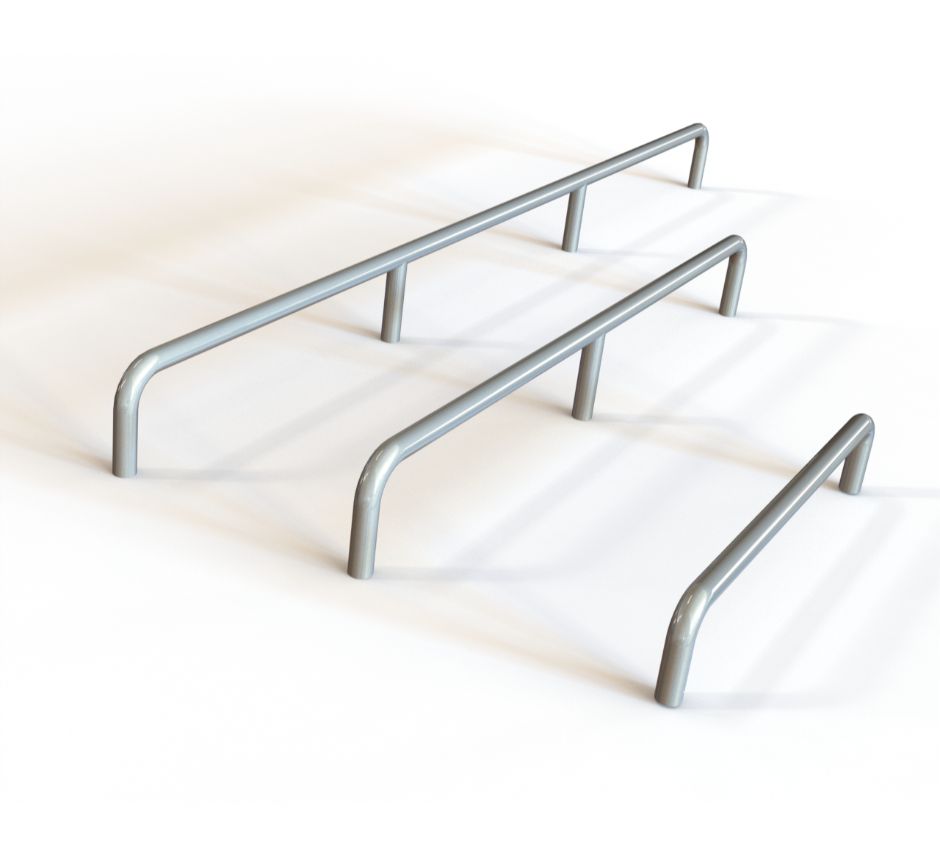 Inox ütközésvédelem csarnokba